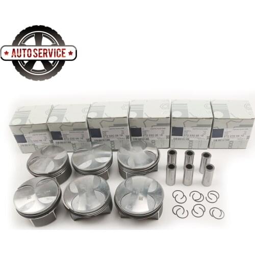 6pcs Pistons Rings STD Φ22mm Φ92.9mm A 272 030 06 18 For Benz (hybrid gas-electricity) R171 SLK350 R230 SL 350 W221 A2720300618