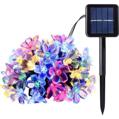 Christmas sunflower Led String Fairy Light Xmas Party Home Wedding Garden Garland Christmas Decorations