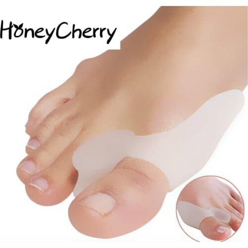 Big Foot Orthosis Silicone Hallux Valgus Toe Separator Single Hole