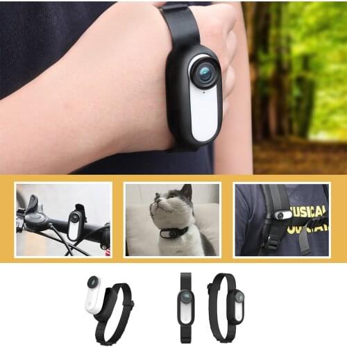 Insta360 GO 2 Silicone strap Wrist band Backpack clip Bicycle straps mount holder Accessories for Insta360 go2 extension camera