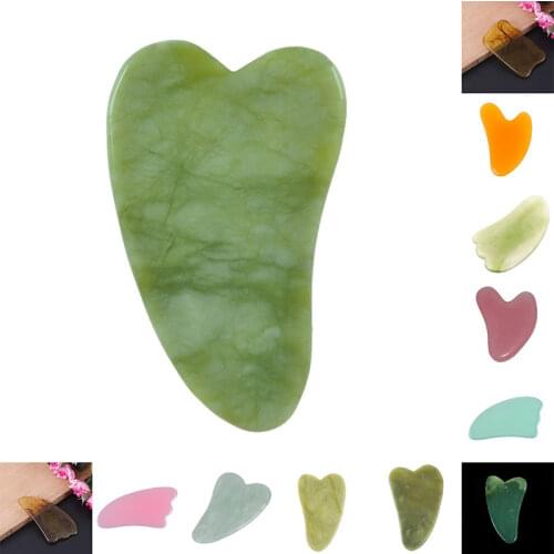 1PC Guasha Jade Board Scraping Scraper Tool SPA Salon Body Massager Beauty Health Care Tools