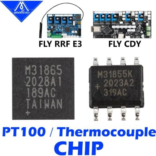 Mellow Pt100 MAX31865 31865 K-Type Thermocouple MAX31855 31855 For Fly-rrf-e3 Fly-CDY V2 Board Ender 3 Voron Blv 3D Printer