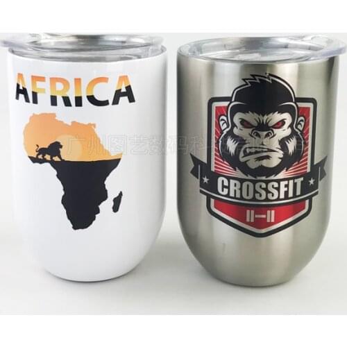 2pcs/lot 300ml Thermos Bottle Cup Blank Sublimation Transfer Prtinting by Sublimation INK DIY Transfer Heat Press Printing