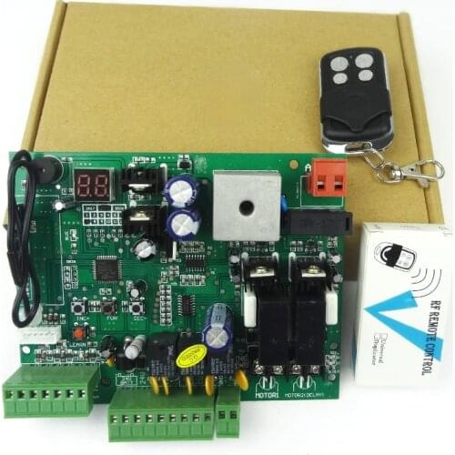 Universal use 24V DC PCB board of Automatic Double arms swing gate opener control board panel , motor ( Remote option )