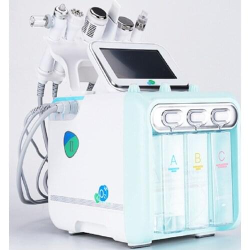 Free Shipping 6in1 Upgraded Hydrogen and Oxygen Small Bubble Facial Beauty Apparatus Deep Cleansing Skin Care Facial Hydration