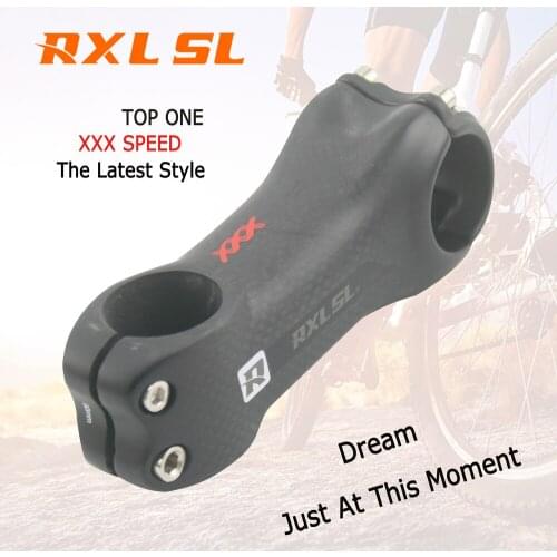 MTB Stem RXL SL Carbon Stem 31.8mm Carbon Road Bike Stem 3K Matte Black 6/17 Degree Bicycle Stems