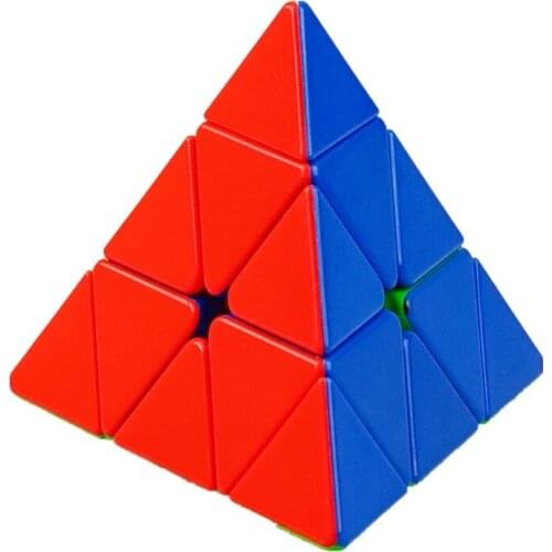 YJ YuLong Pyramid Magic Cube Stickerless Stable Rotation Speed Professional Cubo Magico Children Adult Gift Puzzle Smooth Toy