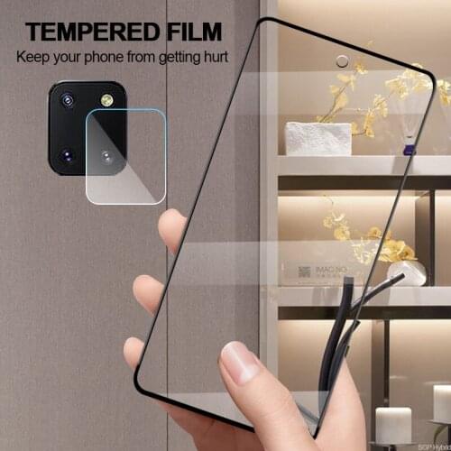2-in-1 Tempered Glass and Camera lens film for Samsung Galaxy for S10 Lite Screen Protector S10 Lite protective Glass phone film