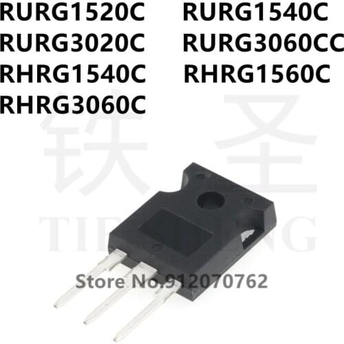 10PCS RURG1520C RURG1540C RURG3020C RURG3060CC RHRG1540C RHRG1560C RHRG3060C TO-247