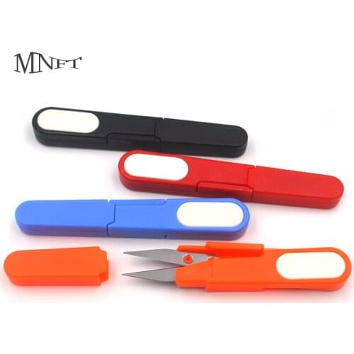 MNFT 10PCS Fishing Line Scissors U Shape Scissor Beading Thread Cutter Remover Tackle Tool
