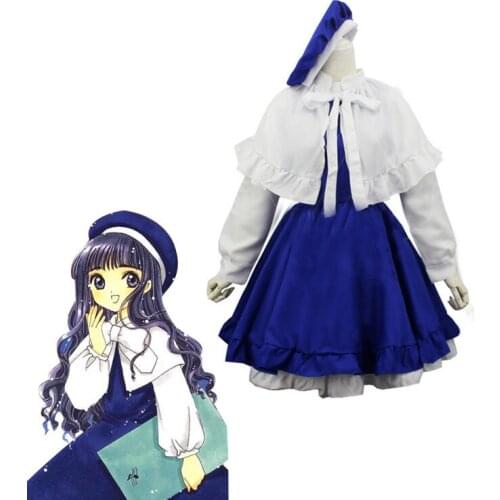 Cardcaptor Sakura Tomoyo Daidoji Daidouji-san Dress Outfit Clothing Anime Manga Party Halloween Cosplay Costume
