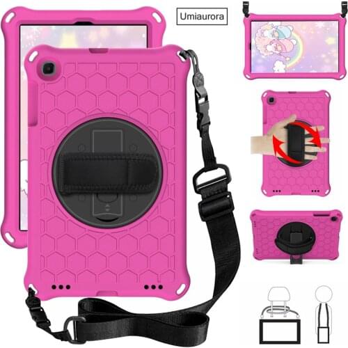 For Samsung Galaxy Tab A A7 S6 Lite 10.4 2020 SM T505 P615 T225 Kids Shock Proof EVA Cover Handle Stand Case for Tab S7 11 T875