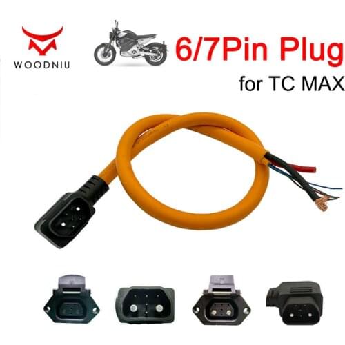 For Super Soco TC-MAX Original Motorcycle Accessories Battery Box Socket and Charger Plug Discharge Wire Battery Cable
