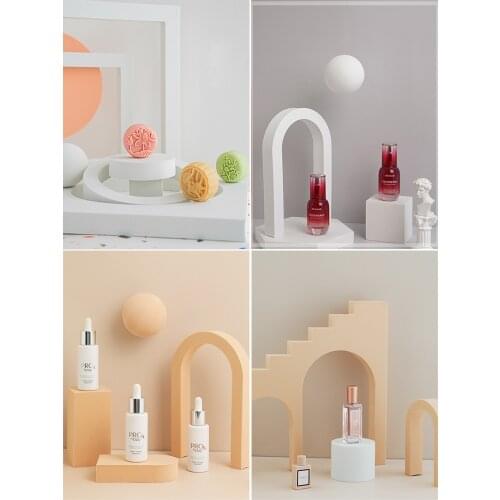 Photo Background Shoot Props Hard Foam Cubes Set Photography Decoration Studio Fotografia for Food, Drink, Jewelry, Cosmetics