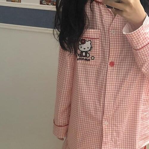 Футболки с длинным рукавом для девочек Hello Kitty China At AliExpress