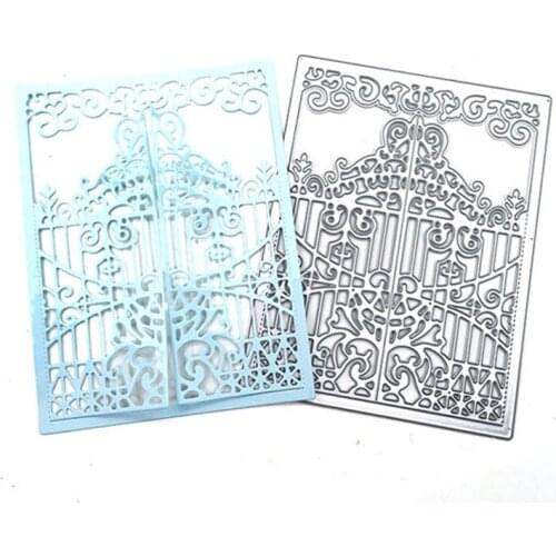 Julyarts Frame Door Scrapbook Paper Die Cutting For DIY Scrapbooking Paper/Photo Album Embossing Die Cards