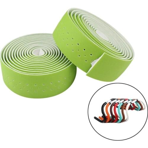 Bicycle Handlebar Tape Road Bike MTB Cycling Handle Tape PU Leather Wear-Resistant Belt Wrap Fixed Gear Belt Cycling Accessory