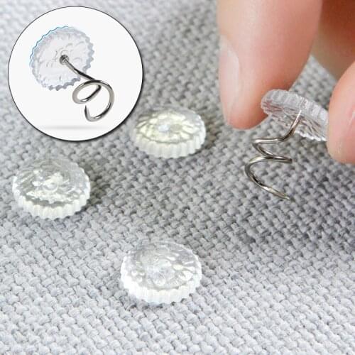 Sheet Sofa Cushion Clip Holder Transparent Button Nail Sheet Fastener Non-Slip Quilt Cover Anti-Movement Holder Household