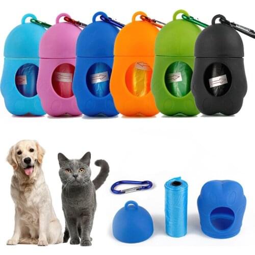 Pet Dog Garbage Bags Safe Non-Toxic Pet Waste Poop Bag Dog Products Pets Cleaning Accessories Pet Waste Bag Dispenser