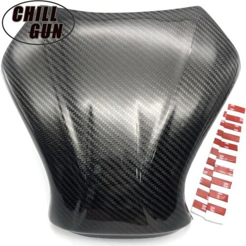 Motorcycle Accessories Real Carbon fibre Tank Pad Sticker Tank Protect Cover Guard For HONDA CB650F 2017 2018 2019 cb650f 17'19