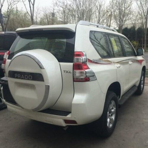 RQXR unpainted ABS tail wing roof visor rear spoiler for toyota prado FJ150 2010-15