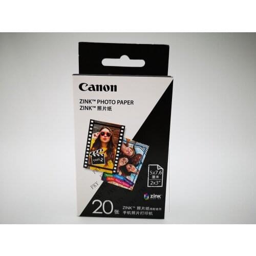 New Instant color PV-123 special photo paper original 3 inch photo paper adhesive ZP-2030 card wallet for PV123 photo printer