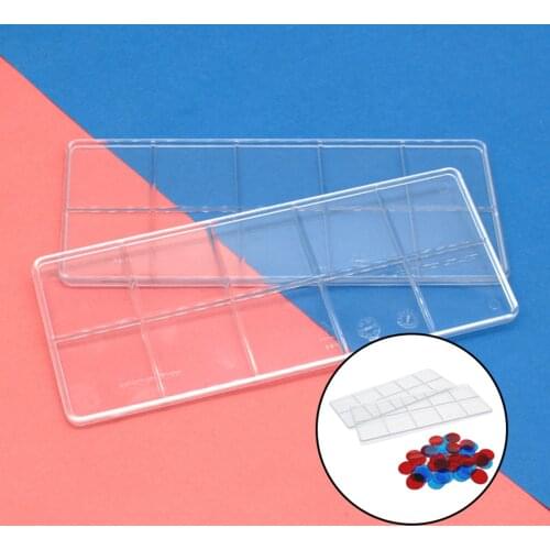 Plastic Ten Frames Set Math Manipulative Early Math Addition and Subtraction