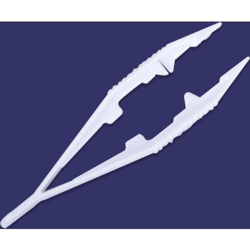 Plastic Tweezers 10*110mm for Mini beads 10pcs