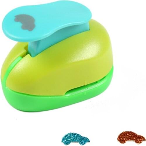Car shaped 5/8" paper EVA foam hole punches greeting card handmade bus craft punch cortador de papel de scrapbooking puncher