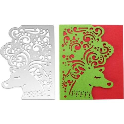 SCD543 Deer Cover Metal Cutting Dies For Scrapbooking Stencils DIY Album Cards Decoration Embossing Folder Die Cuts Template New