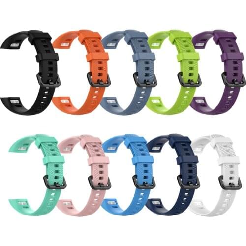 Silicone Wrist Strap For Huawei Honor Band 4 Adjustable Smart Sport Bracelet Strap For Huawei Honor Band 5 Standard Version