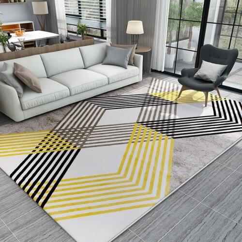 Nordic Living Room Modern Luxury Bedroom Large Sofa Coffee Table Foot Pad Thickened Polypropylene Floor Pad Study Floor Pad S