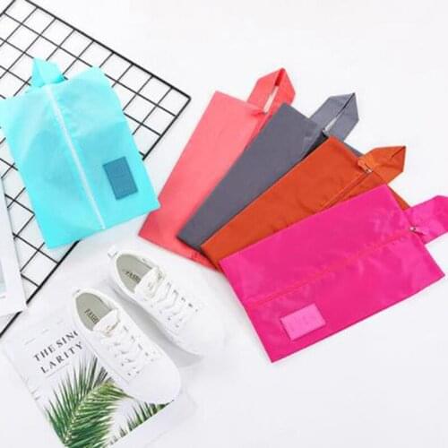 Foldable Storage Bag Waterproof Travel Shoe Storage Bag, Zipper Storage Suitcase Organizer Bag Shoes Organize To Save Space