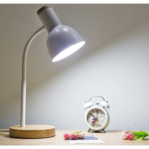 Modern desk lamp simple college dormitory eye protection study desk light office study bedroom bedside table lamps