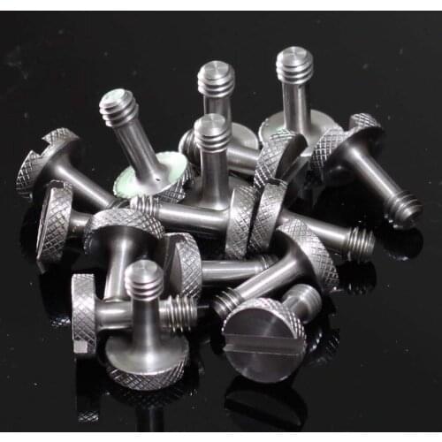 100x Stainess Steel long 1/4" camera screw for tripod and Quick Release plate