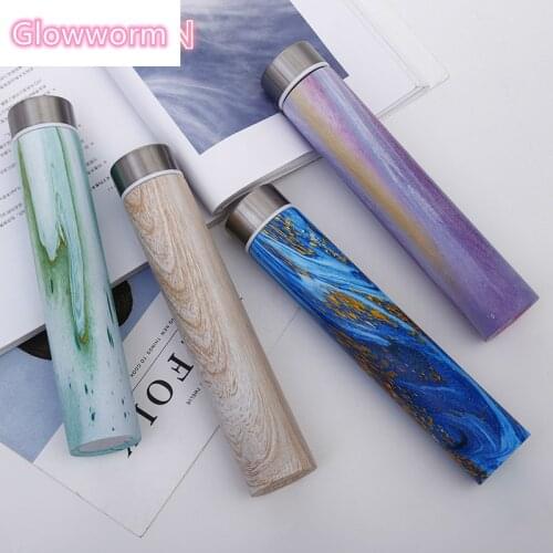 20 Color New 260ML Slim Insulated Vacuum Flasks Thermal Bottles Thermos Coffee Mug Stainless Steel Thermos Cup Hot Water Bottle