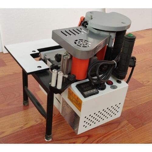 220V 1200W Manual Edge Banding Machine Double Side Gluing Portable Edge Bander Woodworking Edge Banding Machine 220V 1200W