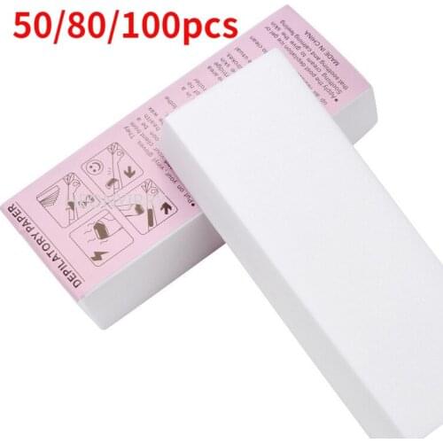 50-100pcs Removal Nonwoven Body Cloth Hair Remove Wax Paper Rolls High Quality Hair Removal Epilator Wax Strip Paper Roll