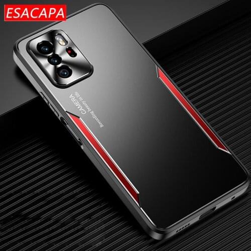 Aluminum Metal Shockproof Case For Xiaomi Redmi Note 10 9 Pro Max 9T 5G 9S Camera Lens Protection Cover For Redmi K40 Gaming K30