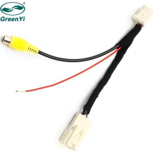 GreenYi Car Parking Rear View Camera Reverse RCA Video Convert Cable Adapter Plug For Skoda Octavia Speed Rapid NW202 Yeti Fabia