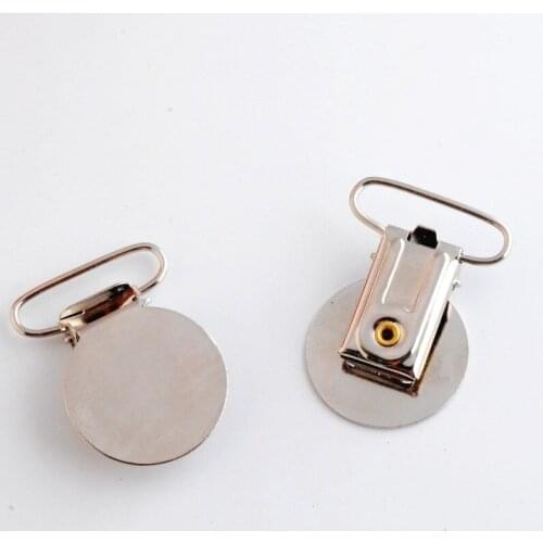 Free Shipping 10PCs Lead Free Metal Suspender Pacifier Clips With Plastic Craft Sewing Tool 38x28mm J3137