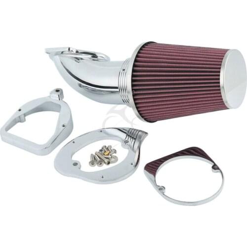 Chrome Air Cleaner Cone Intake Filter For Honda Shadow ACE Spirit 750 1100
