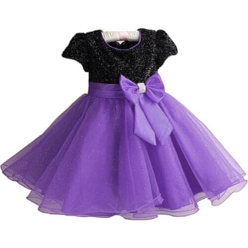 Hot Sale Gowns Princess Girl Dress Noble Temperament Bling Baby Girls Dress Children Clothing Dress Cosplay 3-10 Age