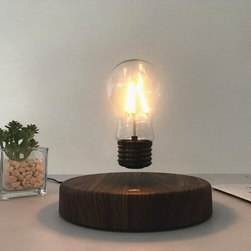 Magnetic Levitation Bulb Novelty Lighting Creative Night Light Desk Decor Table Lamp Room Decor For Bedside Bedroom Reading Desk