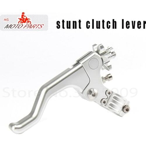 Motorcycle CNC Alloy Stunt Short Stunts Clutch Lever For Stunter CRF KXF - YZF RMZ SuperMoto Modify Dirt Bike