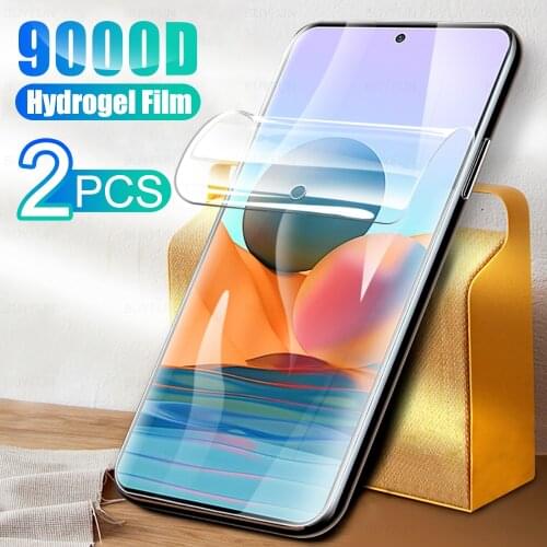 2PCS Full Cover Soft Hydrogel Film For Xiaomi Redmi Note 10 Pro Screen Protection For Xaomi Redme Note10Pro 6.67" Film Not Glass