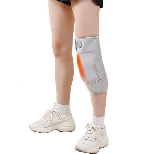 Heated Knee Brace Wrap Support Wireless Rechargeable Infrared Knee Heating Pad for Knee Injury Cramps Arthritis Recovery Kneepad
