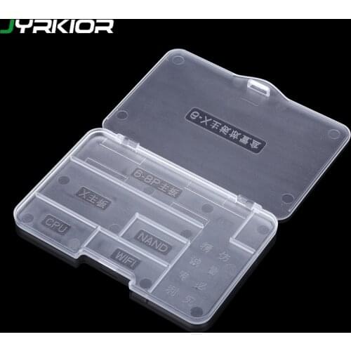 Jyrkior JC Plastic Mobile Phone Motherboard Storage Protection Box Anti Break Protection Logic Board Chip For iPhone 6SP7/7P/8/X