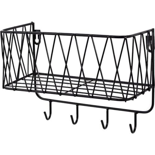 Nordic restaurant Wall Decoration pendant wall decoration milk tea shop living room iron shelf