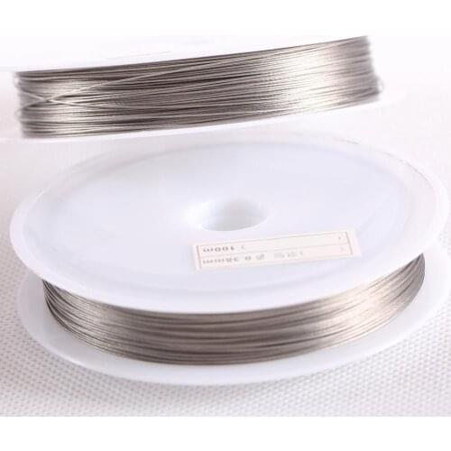 0.38MMx50M Wire For Making Bracelet 2Rolls Beading Neckalce Rope String for Diy Rings Earring N069